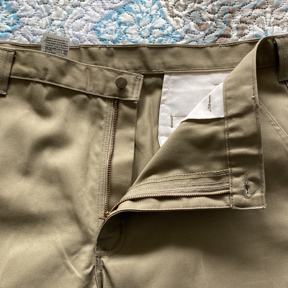 Carhartt Mens Khaki Pants - Size 42 Waist - Picture 5 of 9